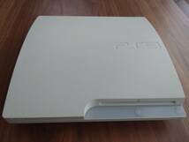 PS3 プレイステーション3　本体　CECH-3000A　クラシック・ホワイト　中古　ワイヤレスヘッドセット付き_画像2