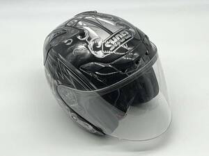 SHOEI ショウエイ J-FORCE III BLITZER ジェイ-フォーススリー ブリッツァー J-FORCE3 BLACK/GREY ジェットヘルメット Sサイズ