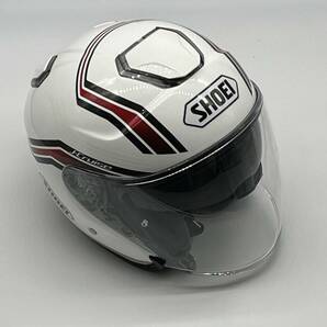 SHOEI ショウエイ J-Cruise STOLD ジェイ-クルーズ ストルド WHITE/RED J-CRUISE ジェットヘルメット Lサイズの画像1