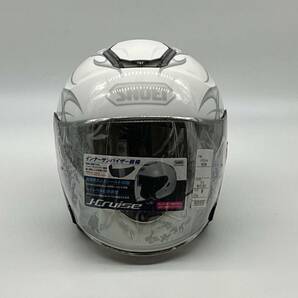 SHOEI ショウエイ J-Cruise REBORN ジェイ-クルーズ リボーン J-CRUISE WHITE/GREY ジェットヘルメット Mサイズの画像3