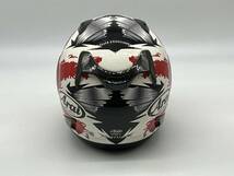 ARAI アライ ASTRO-IQ MARKER マーカー ホワイトレッド 東単オリジナル フルフェイスヘルメット Lサイズ_画像5