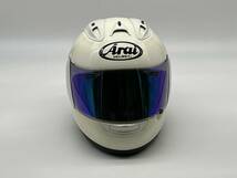 ARAI アライ RX-7 RV ホワイト RX7-RR5 フルフェイスヘルメット Mサイズ_画像3