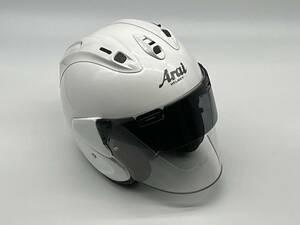 Arai アライ VZ-RAM PLUS グラスホワイト VZ-Ram Plus GLASS WHITE ジェットヘルメットMサイズ