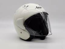 Arai アライ SZ-F ホワイト SZF 白 ジェットヘルメット Lサイズ_画像2