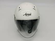 Arai アライ SZ-F ホワイト SZF 白 ジェットヘルメット Lサイズ_画像3