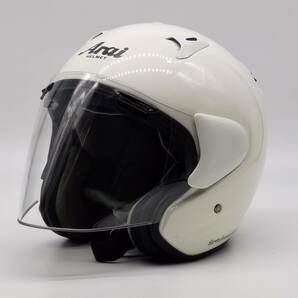 Arai アライ SZ-F ホワイト SZF 白 ジェットヘルメット Lサイズの画像4
