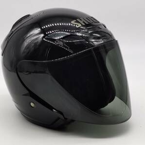 SHOEI ショウエイ J-FORCEIII ジェイ-フォーススリー J-FORCE3 ブラック ジェットヘルメット Lサイズの画像2