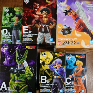 一番くじ ドラゴンボール 未来への決闘!! A賞 セル・B賞 トランクス・C賞 孫悟飯・D賞 ベジータ・E賞 サタン・ラストワン賞 孫悟空