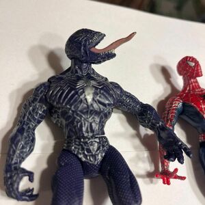 スパイダーマン フィギュア(スパイダーマン、ベノム、オズボーン、サンドマン)4体