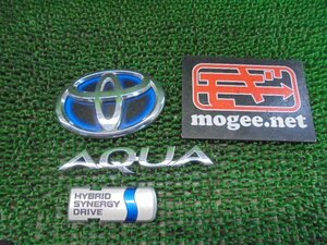 1EO4611JO3-1 ) Toyota aqua NHP10 original rear emblem set 
