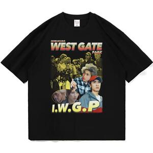 IWGP 池袋ウエストゲートパーク Tシャツ raptee ブラック