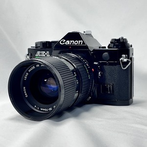 綺麗です シャッター泣き無し モルト新品交換済み CANON キャノン AE-1 Program プログラム カビくもり無し 作動品 35-70mmZoomレンズ付き