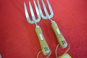 [ unused ]BENTREY Bentley stainless steel Fork 2 pcs set interior miscellaneous goods gardening length approximately 30cm