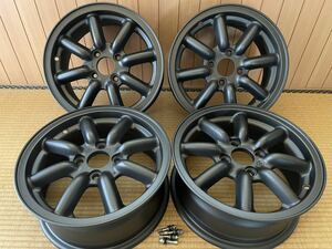 BR Black Racing 14 -inch 6.0J +40 PCD100 4H 4ps.@ gunmetal matted 