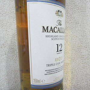 1円スタート！ MACALLAN マッカラン12年 トリプルカスク 350ml 40% ハーフボトル 未開栓 シングルモルトスコッチウイスキーの画像8