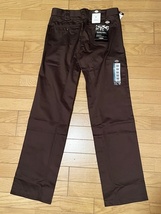 未使用品 定価5,500円 ディッキーズ DICKIES ワークパンツ トラウザーズ サイズ85 85cm 茶色 ブラウン D-1083 チノパン パンツ ボトム_画像1