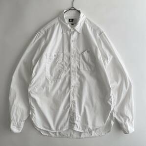 ENGINEERED GARMENTS -Work Shirt- size/S (ja) エンジニアードガーメンツ ワークシャツ 長袖 白無地 ホワイト 山ポケ ガチャ アメリカ製の画像2