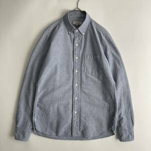 NONNATIVE size/1 (iz) ノンネイティブ ボタンダウン オックスフォードシャツ 長袖 BD shirt サックスブルー 無地 日本製