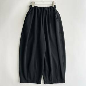 HARVESTY size/1 (ic) ハーベスティ スウェット イージー サーカス パンツ ワイド ブラック 黒 無地 日本製 SWEAT EASY CIRCUS PANTS