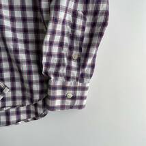 【USA製】GITMAN BROS. size/L (he) ギットマンブラザーズ ボタンダウン 長袖 シャツ チェック コットン アメリカ製 BD shirt_画像7