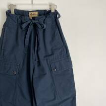 NIGEL CABOURN -LYBRO- size/30 ナイジェルケーボン ライブロ カーゴパンツ ワイド ワーク リップストップ 軍パン ネイビー 紺 無地 pants_画像5