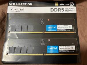 DDR5-4800 メモリー CT32G48C40U5 32GB×2 計64G CFD Crucial Micron