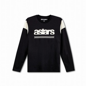 アルパインスターズ 1212-74200-10-L オールドスクール L/S Tシャツ ブラック L ロゴT ロンT 長袖 バイクウェア ダートフリーク