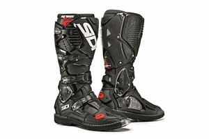 SIDI シディー CROSSFIRE3 縫付式MXフラットソールモデル ブーツ ブラック/ブラック 10.5/45サイズ 27.5cm-28.0cm WESTWOOD ウエストウッド