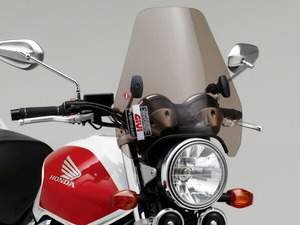 デイトナ 93973 GIVI 中型ウインドスクリーン A601 ブラウン H370mm×W425mm