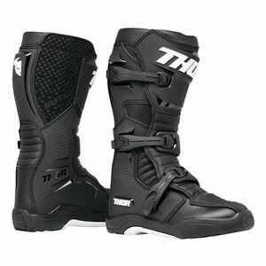 THOR 3410-2928 BLITZ XR LTD ブーツ ブラック/ホワイト 7(25.0～26.0cm) MXフラットソール仕様 バイク ライディング 靴 歩きやすい 軽量