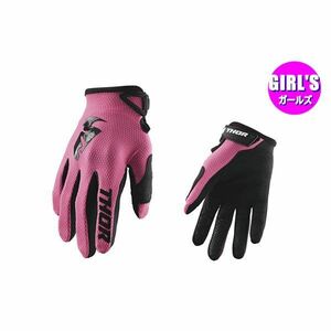 THOR ソアー 3331-0190 MXグローブ SECTOR セクター ピンク XLサイズ レディース 女性 手袋 保護 オフロード ウエストウッド