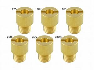 ポッシュフェイス 727407-10 メインジェットセット #75-#100 TK丸特大(8×11タイプ) ジョグ Z スーパージョグ Z 各1個入り バイク