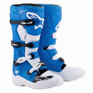 アルパインスターズ 2015015-72-09 TECH5 ブーツ ブルー/ホワイト 9(27.5cm) 靴 ツーリング オフロード ダートフリーク