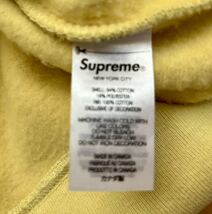 最終出品！Supreme★Box Logo Crewneck★Pale Yellow★シュプリーム★ボックスロゴクルーネック★2022FW★極美品_画像8