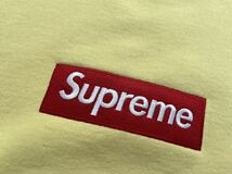 最終出品！Supreme★Box Logo Crewneck★Pale Yellow★シュプリーム★ボックスロゴクルーネック★2022FW★極美品_画像4