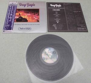 054 1976年 LPレコード DEEP PURPLE/ディープ・パープル MADE IN EUROPE/メイド・イン・ヨーロッパ 帯付き P-10262W 盤美品