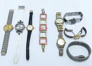 腕時計 まとめ USED品 swatch swiss dorothee bis Avenue SEIKO Charles Vogele QUARTZ Primo J-axis jizz 他 water resistant レトロ 中古