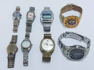 腕時計 おまとめ USED品 swatch アイランド ALBA RAYMOND PIA Seiko Sportsmatic 稼働品 CASIO wave ceptor SEIKO SOLAR SCRIPT VOSCO 中古