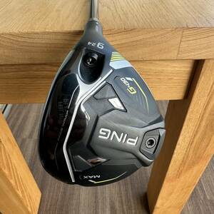 PING G430 MAX フェアウェイウッド 9W PING ALTA J CB フレックス：SR 純正グリップ：アクア ヘッドカバー・スペックシート付