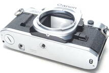 Canon AE-1 キャノン 35mm フィルム 一眼レフ カメラ Film Camera 銀 Silver シルバー Manual Focus マニュアル フォーカス MF 訳あり_画像4