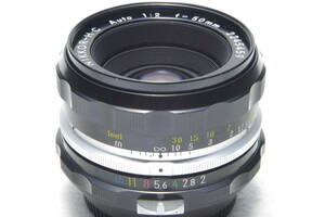 NIKKOR-H・C Auto 1:2 f=50mm 日本光学 ニッコール HC オート MF マニュアル フォーカス Manual Focus 単焦点 標準 動作確認済 非Ai 極美品