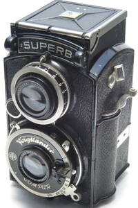 Voigtlander SUPERB フォクトレンダー スパーブ Helomar Skopar ヘロマー スコパー COMPUR コンパー 二眼レフ 120 フィルム 動作確認済