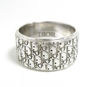 12765◆【SALE】DIOR ディオール ディオール オブリーク リング/指輪【M 約20号】Ag925 シルバー925 中古 USED