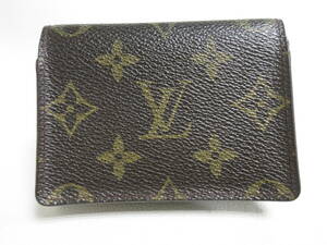 12796◆LOUIS VUITTON ルイヴィトン モノグラム カードケース名刺入れ【 M62920/CA0024】MADE IN SPAIN 中古 USED