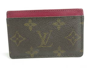 12834◆LOUIS VUITTON ルイヴィトン モノグラム M60703 ポルト カルト サーンプル【CA3166】カードケース MADE IN SPAIN 中古 USED