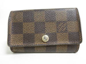 12837◆【SALE】LOUIS VUITTON ルイヴィトン ダミエ N62630 ミュルティクレ6【TS0196】キーケース MADE IN FRANCE 中古 USED