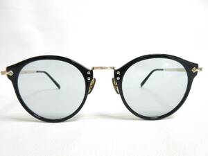 12885◆OLIVER PEOPLES オリバーピープルズ 雅 505SUN 49□25-142 BK/G Polarized サングラス MADE IN JAPAN 中古 USED