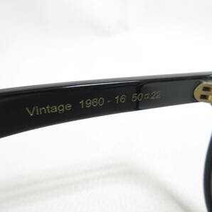 12920◆EMMANUELLE KHANH エマニュエルカーン Vintage 1960-16 50□22 メガネ/眼鏡 HANDMADE IN FRANCE 中古 USEDの画像6