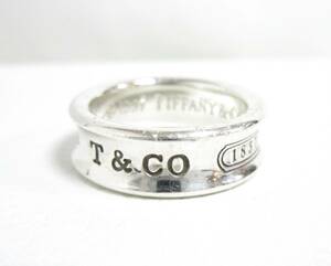 12726◆TIFFANY＆Co. ティファニー 1837 T&CO リング/指輪【約13号】シルバー925 Ag925 中古 USED