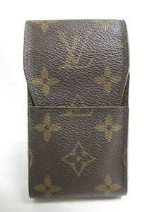 12795◆LOUIS VUITTON ルイヴィトン モノグラム タバコケース【 M63024/CT2196】MADE IN FRANCE 中古 USED